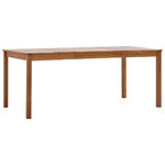 vidaXL Tavolo da Pranzo Marrone Miele 180x90x73 cm in Legno di Pino