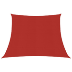 vidaXL Vela Parasole 160 g/m² Rossa 4/5x3 m in HDPE