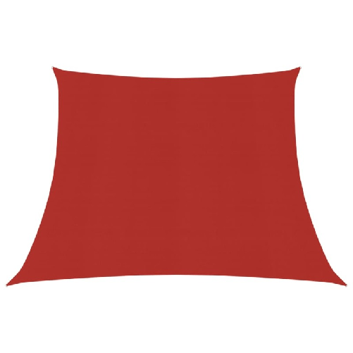 vidaXL Vela Parasole 160 g/m² Rossa 4/5x3 m in HDPE
