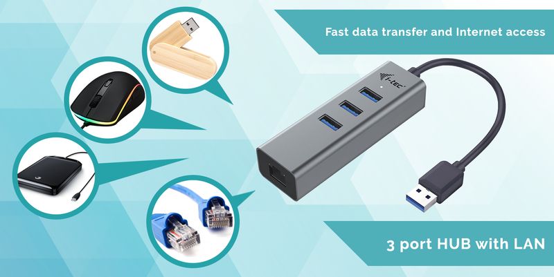 i-tec-Metal-U3METALG3HUB-hub-di-interfaccia-USB-3.2-Gen-1--3.1-Gen-1--Type-A-5000-Mbit-s-Grigio