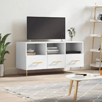 vidaXL Mobile Porta TV Bianco 102x36x50 cm in Legno ingegnerizzato