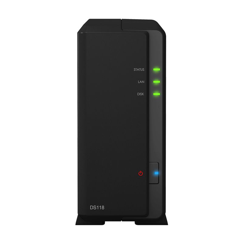 Synology-DiskStation-DS118-server-NAS-e-di-archiviazione-Compatta-Collegamento-ethernet-LAN-Nero-RTD1296