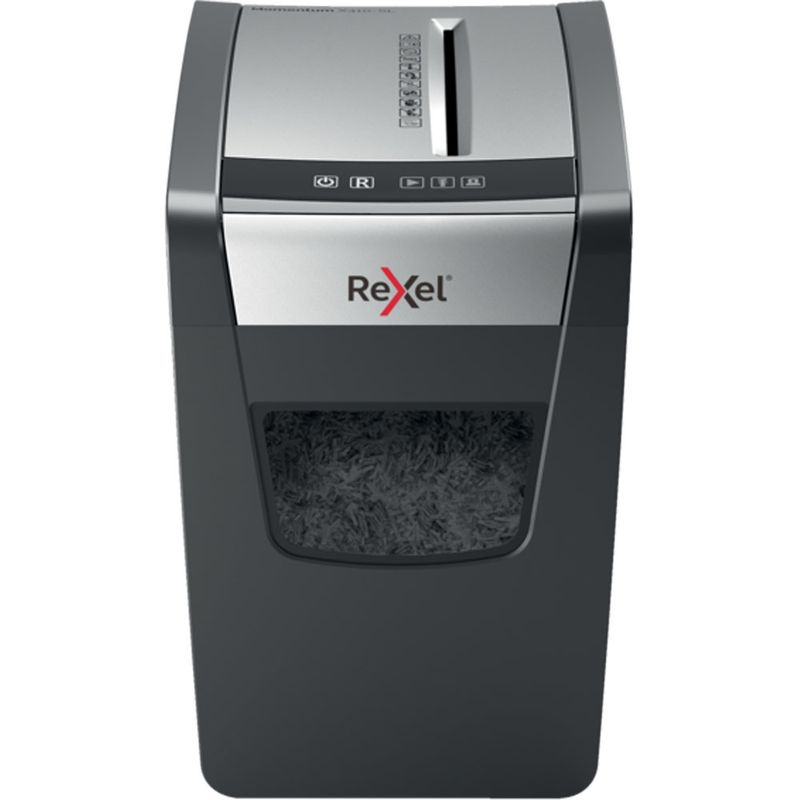 Rexel-Momentum-X410-SL-distruggi-documenti-Triturazione-incrociata-Nero-Grigio