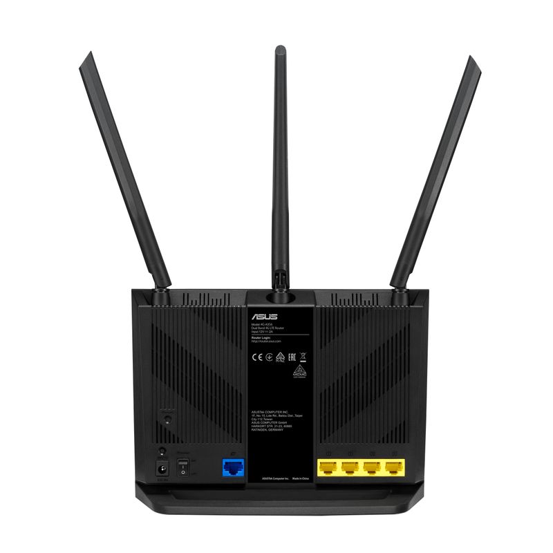 ASUS-4G-AX56-router-wireless-Gigabit-Ethernet-Dual-band--2.4-GHz-5-GHz--Nero