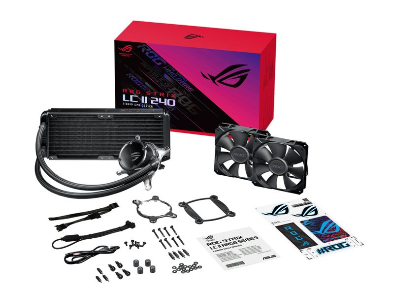 ASUS-ROG-STRIX-LC-II-360-Processore-Kit-di-raffreddamento-a-liquido-12-cm-Nero-1-pz