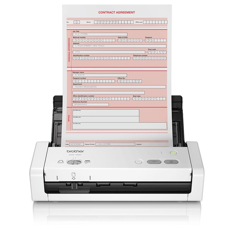 Brother-ADS-1200-scanner-Scanner-ADF-600-x-600-DPI-A4-Nero-Bianco