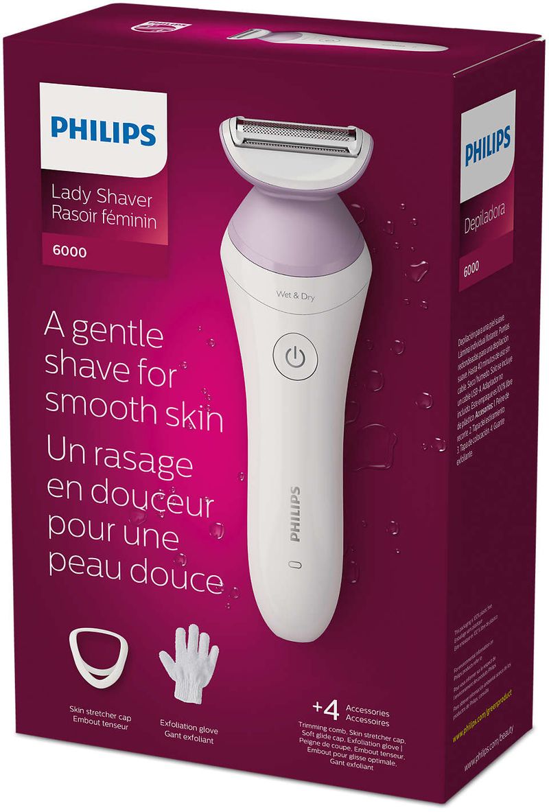 Philips-6000-series-Lady-Shaver-Series-6000-BRL136-00-Rasoio-senza-filo-per-utilizzo-Wet---Dry