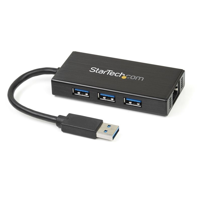 StarTech.com-Hub-USB-3.0--5Gbps--a-3-porte-portatile-con-NIC-Gigabit-Ethernet---In-alluminio-con-cavo-integrato