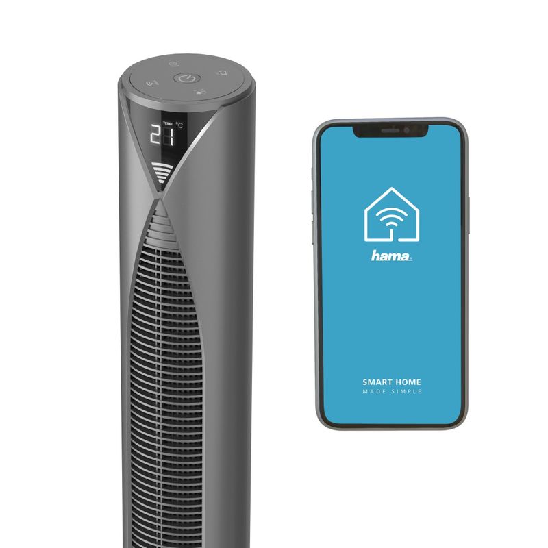 Hama-00176595-ventilatore-Titanio