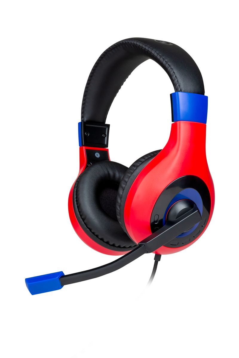 Bigben-Interactive-Wired-Stereo-Gaming-Headset-V1-Auricolare-Cablato-A-Padiglione-Giocare-Nero-Blu-Rosso