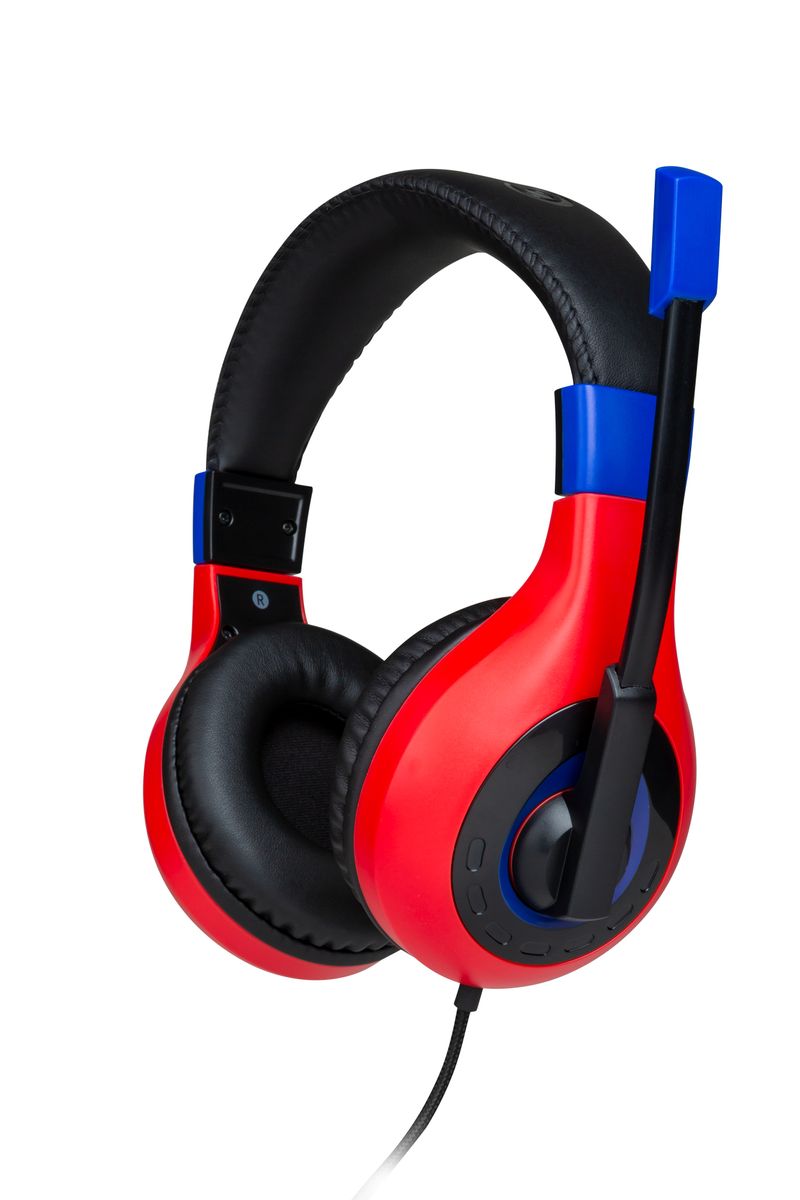 Bigben-Interactive-Wired-Stereo-Gaming-Headset-V1-Auricolare-Cablato-A-Padiglione-Giocare-Nero-Blu-Rosso