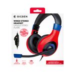 Bigben-Interactive-Wired-Stereo-Gaming-Headset-V1-Auricolare-Cablato-A-Padiglione-Giocare-Nero-Blu-Rosso