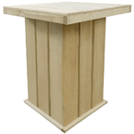 vidaXL Tavolo da Bar Esterno 75x75x110cm Legno di Pino Impregnato