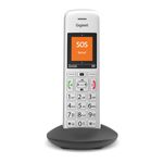 Gigaset E390HX Telefono analogico/DECT Identificatore di chiamata Argento