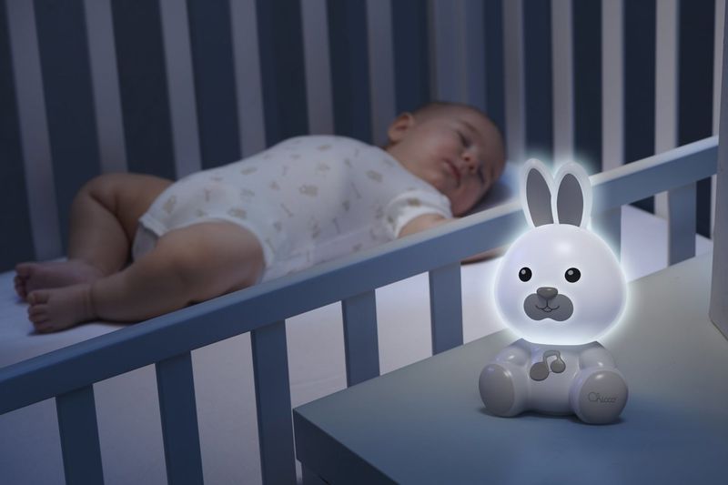 Chicco-First-Dreams-Bunny-Dreamlight-luce-da-notte-per-bambino-Libera-installazione-Bianco-LED