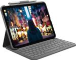 Logitech-Slim-Folio-Grigio-Bluetooth-QWERTZ-Tedesco