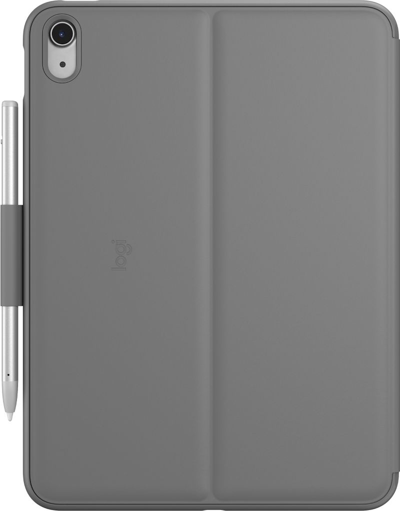 Logitech-Slim-Folio-Grigio-Bluetooth-QWERTZ-Tedesco