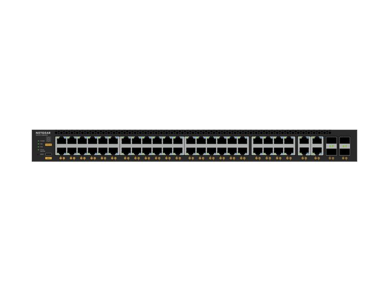 NETGEAR-M4350-44M4X4V-Gestito-L3-2.5G-Ethernet--100-1000-2500--Supporto-Power-over-Ethernet--PoE--1U-Nero