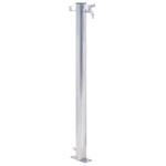 vidaXL Colonna d'Acqua da Giardino 40 cm Acciaio Inox Rotonda