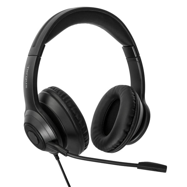 Targus-AEH102GL-cuffia-e-auricolare-Cablato-A-Padiglione-Musica-e-Chiamate-USB-tipo-A-Nero