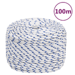 Corda Nautica Bianca 10 mm 100 m in Polipropilene