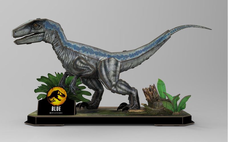 Revell-Jurassic-World-Dominion---Blue-Puzzle-3D-50-pz-Animali