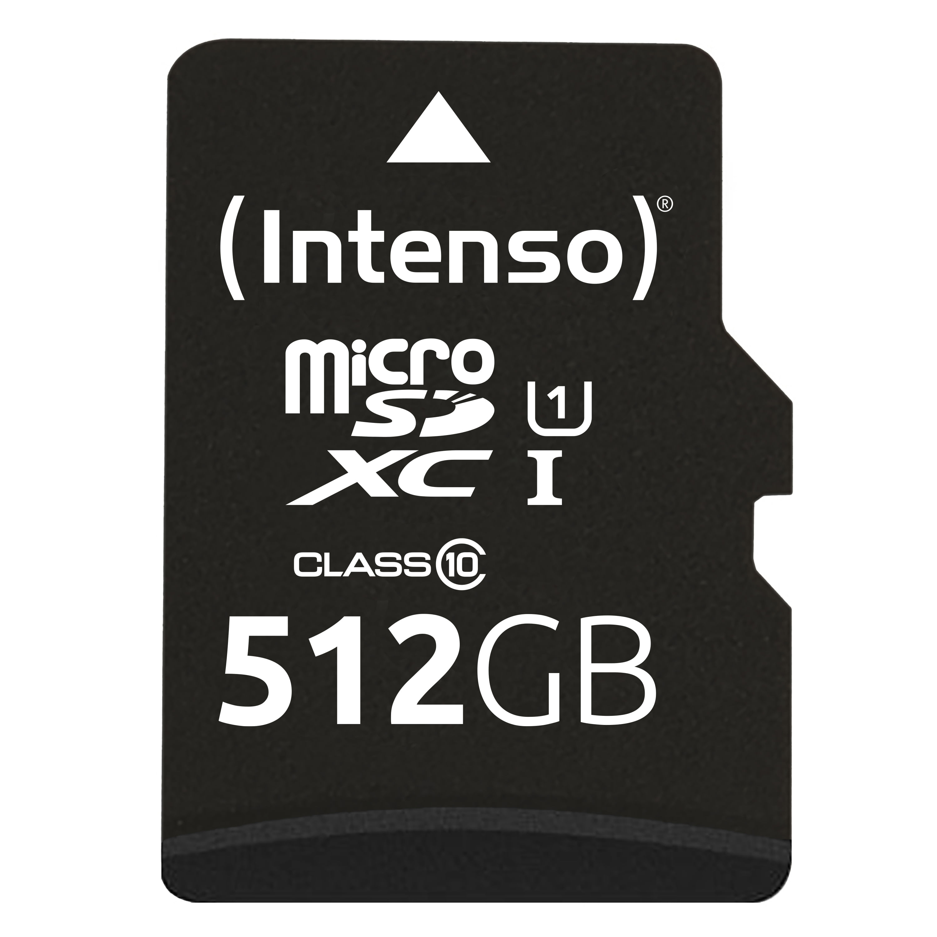 Intenso Scheda di memoria intensiva per le prestazioni-flash 512 GB (MicroSDXC incl. Adapter-UHS-1)