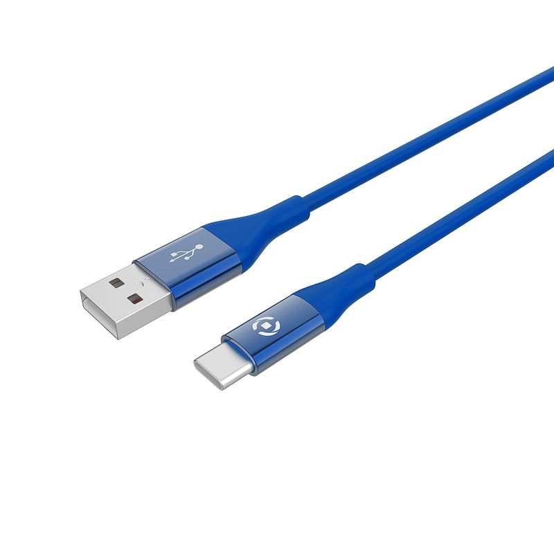 Celly-USBTYPECCOLORBL-cavo-USB-1-m-USB-2.0-USB-A-USB-C-Blu