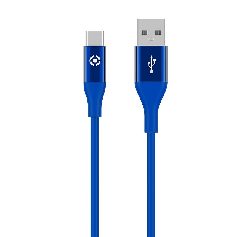 Celly-USBTYPECCOLORBL-cavo-USB-1-m-USB-2.0-USB-A-USB-C-Blu