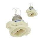 2 Pezzi di Lampade Alogena 12V Per Auto, Luci Anabbagliante,Abbagliante,Fendinebbia ect. (PSX24W 12V 24W PG20-7)