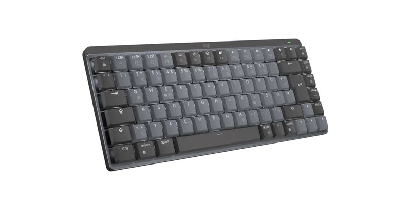 Logitech-MX-Mini-Mechanical-tastiera-RF-senza-fili---Bluetooth-QWERTZ-Tedesco-Grafite-Grigio