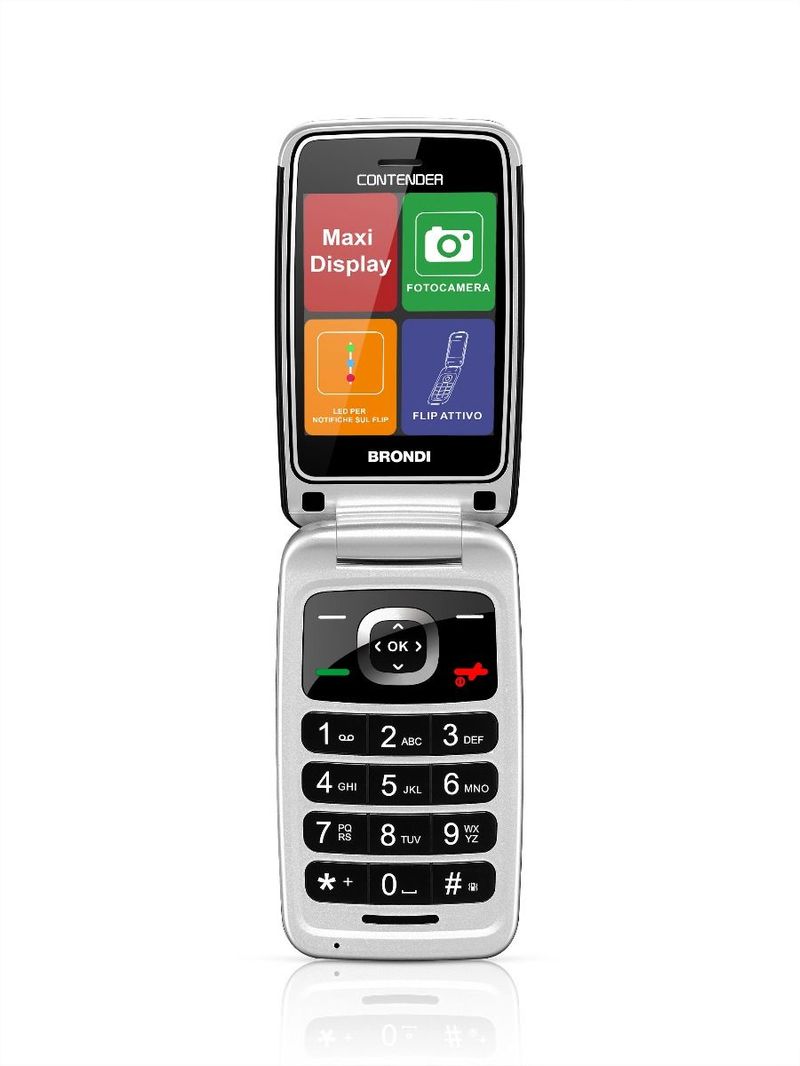 Brondi-Contender-762-cm--3---Nero-Telefono-per-anziani