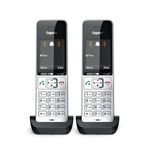 Gigaset-COMFORT-500HX-duo-Telefono-analogico-DECT-Identificatore-di-chiamata-Nero-Argento