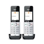 Gigaset-COMFORT-500HX-duo-Telefono-analogico-DECT-Identificatore-di-chiamata-Nero-Argento