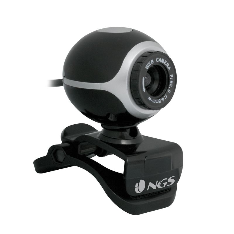 NGS-XpressCam300-webcam-5-MP-USB-2.0-Nero-Argento