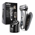 Braun Series 9 Pro 9477CC rasoio elettrico Trimmer Nero, Argento