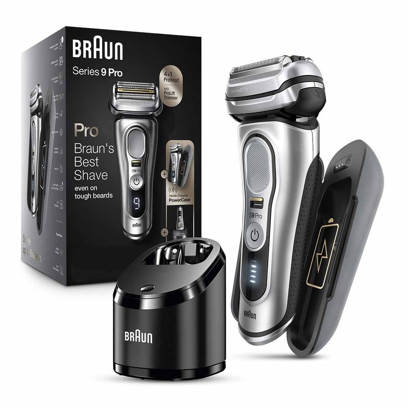 Braun-Series-9-Pro-9477CC-rasoio-elettrico-Trimmer-Nero-Argento