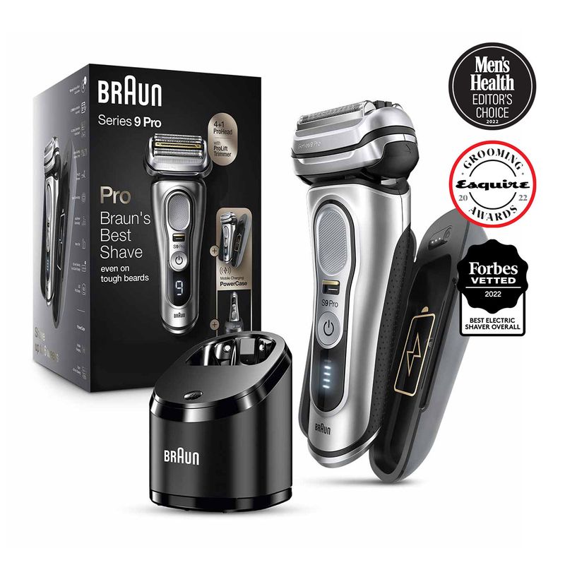 Braun-Series-9-Pro-9477CC-rasoio-elettrico-Trimmer-Nero-Argento