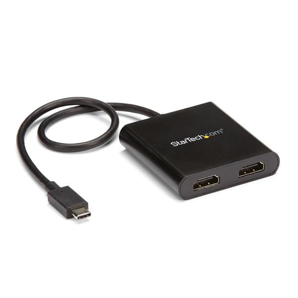 StarTech.com Adattatore USB-C a doppio HDMI, MST Hub USB Tipo C multi monitor