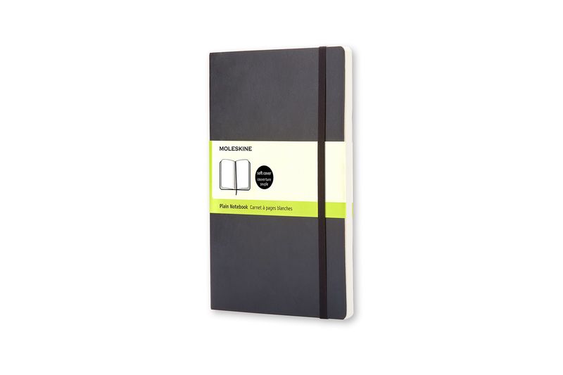 Moleskine-Taccuino-classico-copertina-morbida-pagine-bianche-nero