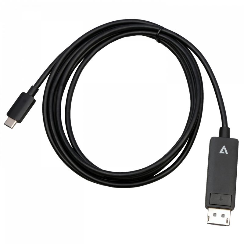 V7-V7USBCDP14-2M-cavo-e-adattatore-video-DisplayPort-USB-tipo-C-Nero