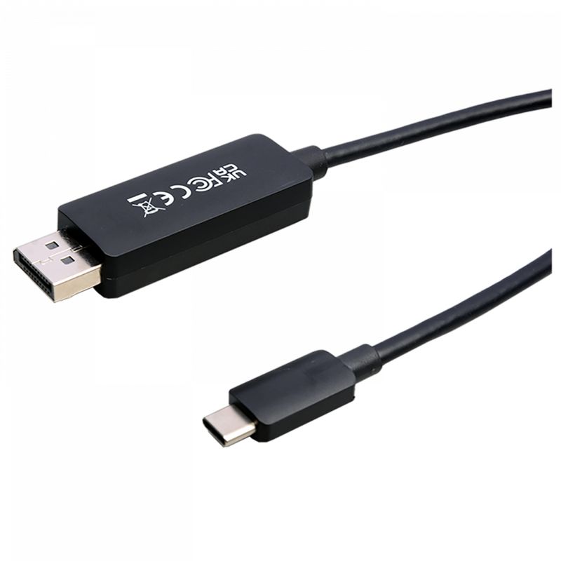 V7-V7USBCDP14-2M-cavo-e-adattatore-video-DisplayPort-USB-tipo-C-Nero