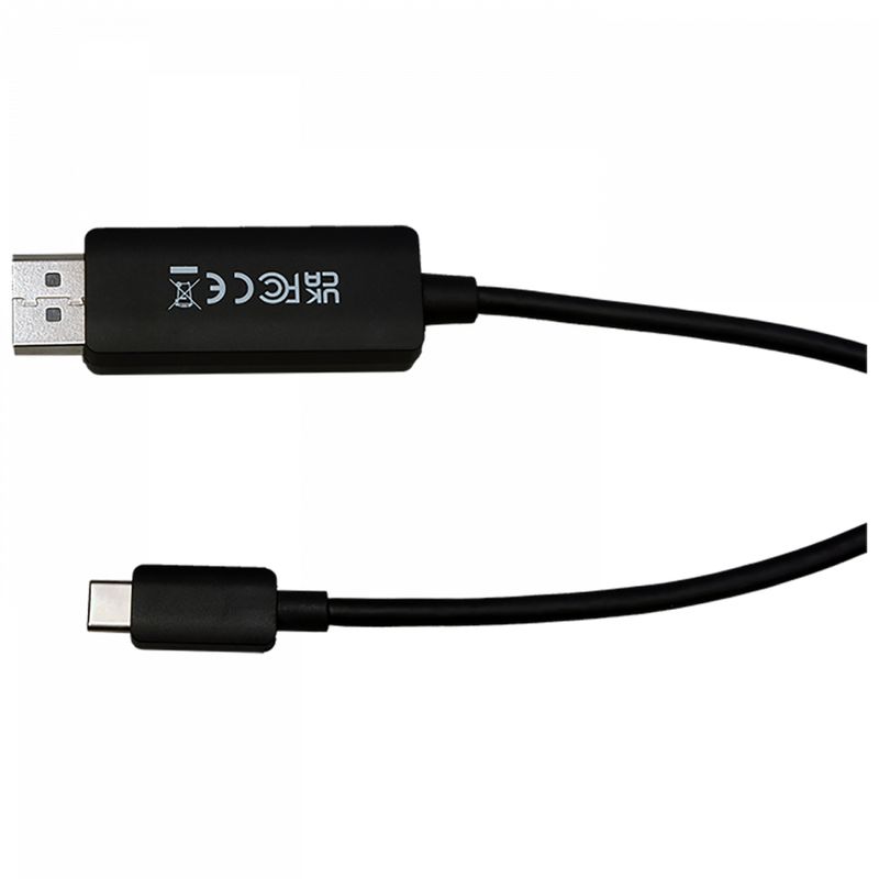 V7-V7USBCDP14-2M-cavo-e-adattatore-video-DisplayPort-USB-tipo-C-Nero