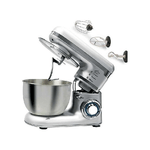 DCG KM1401S Impastatrice Planetaria 4 Litri 600W Ciotola Inox 6 Velocita' Funzione Pulse Silver