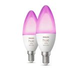 Philips Hue White and Color ambiance 2 Lampadine Smart E14 25 W