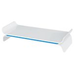 Leitz 65040036 supporto da tavolo per Tv a schermo piatto 68,6 cm (27") Blu, Bianco Scrivania