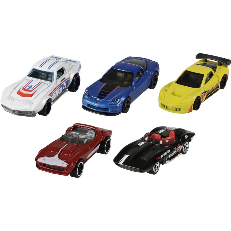 Hot-Wheels-Confezione-5-Macchinine-Modelli-Assortiti-Giocattolo-per-Bambini-4--Anni