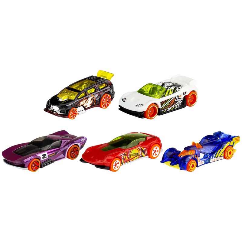 Hot-Wheels-Confezione-5-Macchinine-Modelli-Assortiti-Giocattolo-per-Bambini-4--Anni