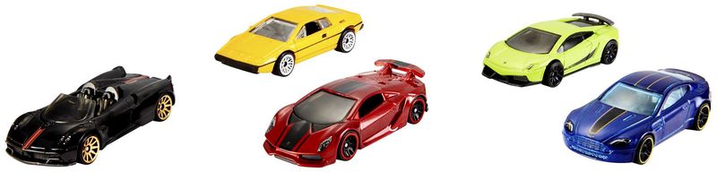 Hot-Wheels-Confezione-5-Macchinine-Modelli-Assortiti-Giocattolo-per-Bambini-4--Anni