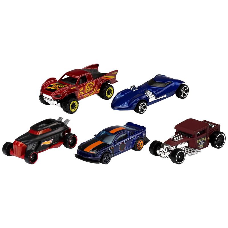 Hot-Wheels-Confezione-5-Macchinine-Modelli-Assortiti-Giocattolo-per-Bambini-4--Anni